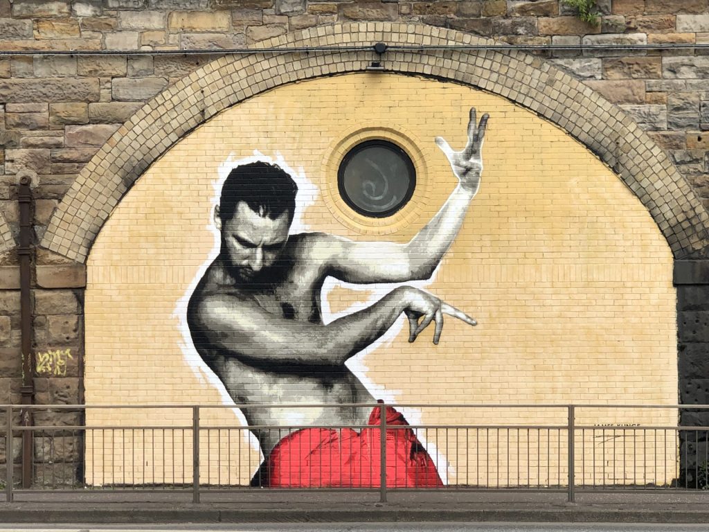 James Klinge - Self Portrait With Red Loincloth